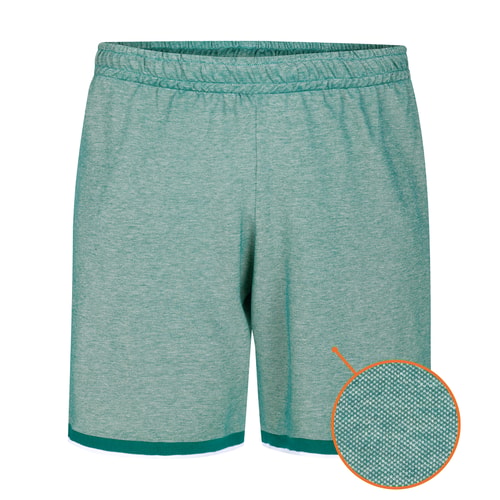 Bigdude Piqué-Shorts Grün/Grau